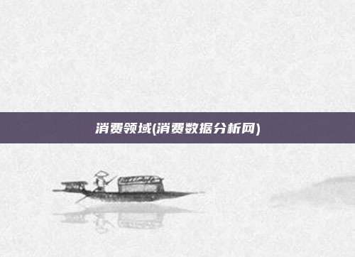 消费领域(消费数据分析网)