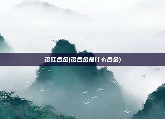 铝硅合金(铝合金是什么合金)