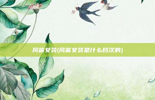 风笛女装(风笛女装是什么档次的)