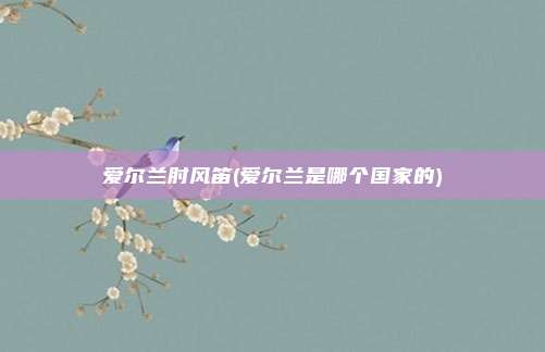爱尔兰肘风笛(爱尔兰是哪个国家的)