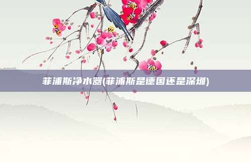 菲浦斯净水器(菲浦斯是德国还是深圳)