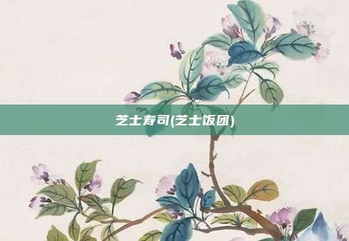 芝士寿司(芝士饭团)