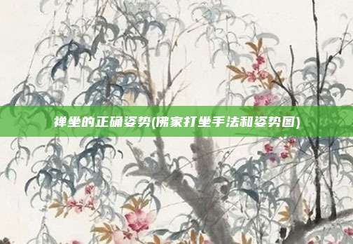 禅坐的正确姿势(佛家打坐手法和姿势图)