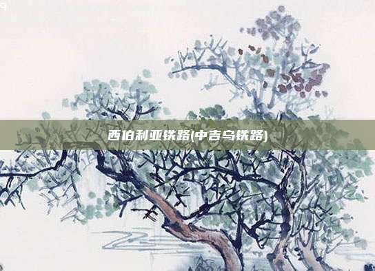 西伯利亚铁路(中吉乌铁路)