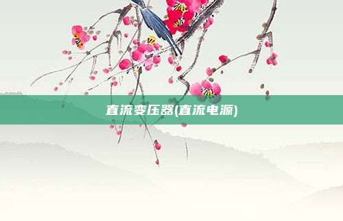 直流变压器(直流电源)