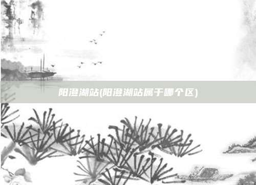 阳澄湖站(阳澄湖站属于哪个区)