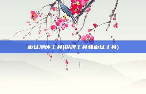 面试测评工具(招聘工具和面试工具)
