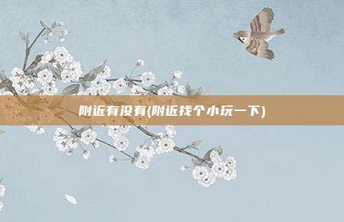 附近有没有(附近找个小玩一下)