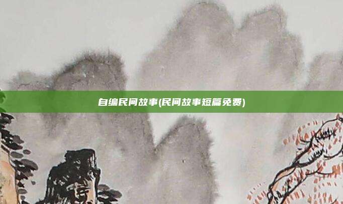 自编民间故事(民间故事短篇免费)