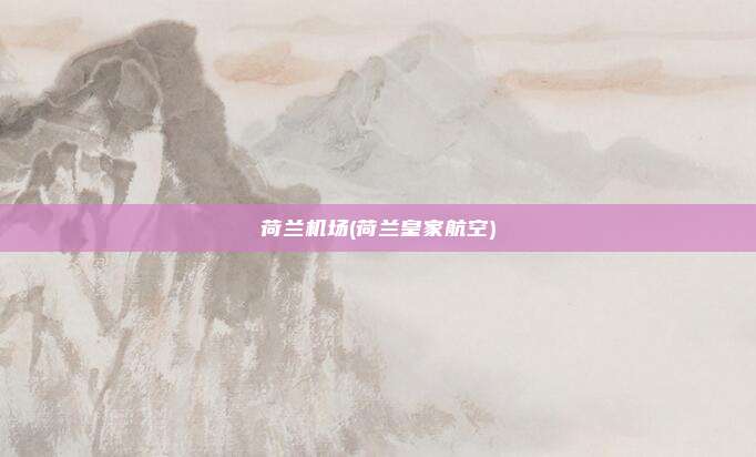 荷兰机场(荷兰皇家航空)