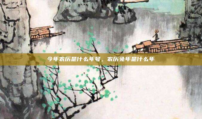 今年农历是什么年号，农历兔年是什么年