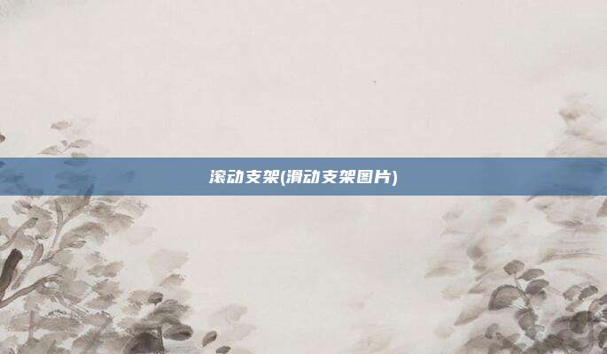 滚动支架(滑动支架图片)