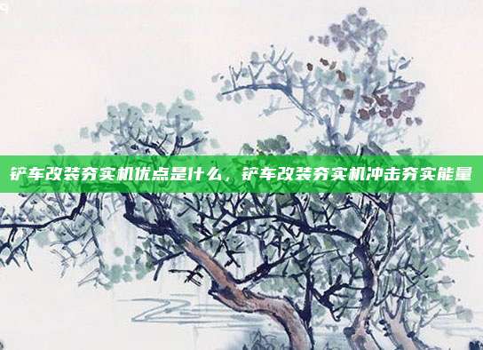 铲车改装夯实机优点是什么，铲车改装夯实机冲击夯实能量
