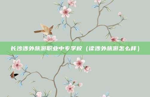 长沙涉外旅游职业中专学校（读涉外旅游怎么样）