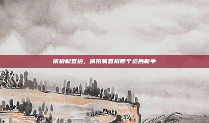 横拍和直拍，横拍和直拍哪个适合新手