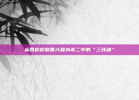 从四枚校徽看六盘水市二中的“三线魂”
