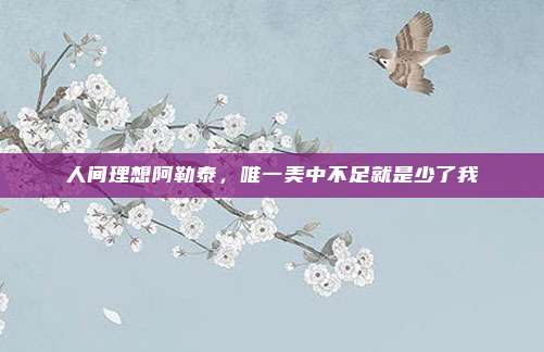 人间理想阿勒泰，唯一美中不足就是少了我