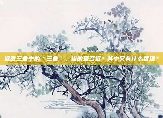 退避三舍中的“三舍”，指的是多远？其中又有什么哲理？