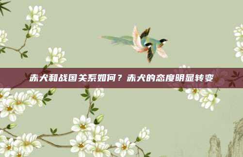 赤犬和战国关系如何？赤犬的态度明显转变