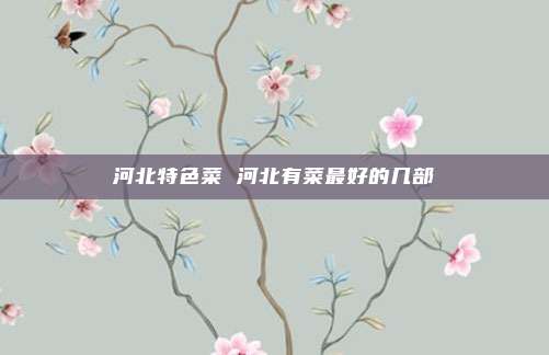 河北特色菜 河北有菜最好的几部