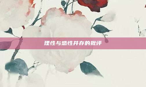 理性与感性并存的批评