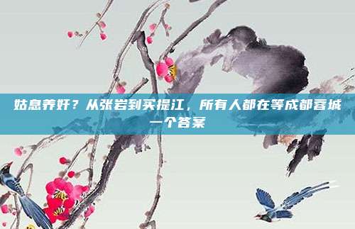 姑息养奸？从张岩到买提江，所有人都在等成都蓉城一个答案
