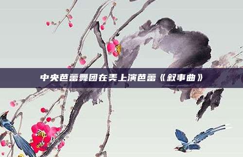 中央芭蕾舞团在美上演芭蕾《叙事曲》