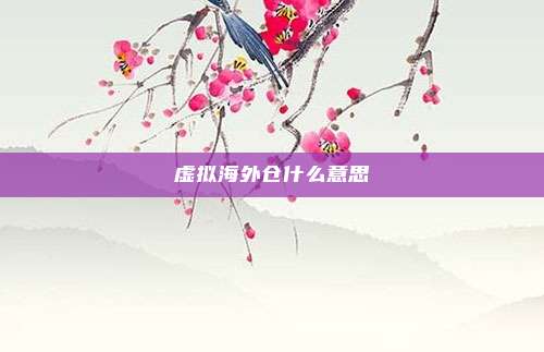 虚拟海外仓什么意思