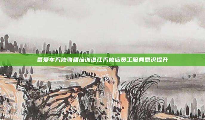 哥爱车汽修联盟培训湛江汽修店员工服务意识提升