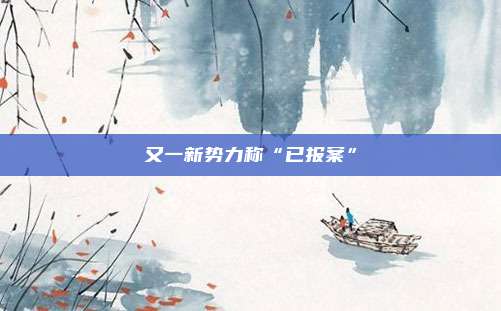 又一新势力称“已报案”