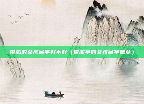 带芯的女孩名字好不好（带芯字的女孩名字寓意）