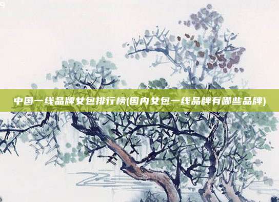 中国一线品牌女包排行榜(国内女包一线品牌有哪些品牌)