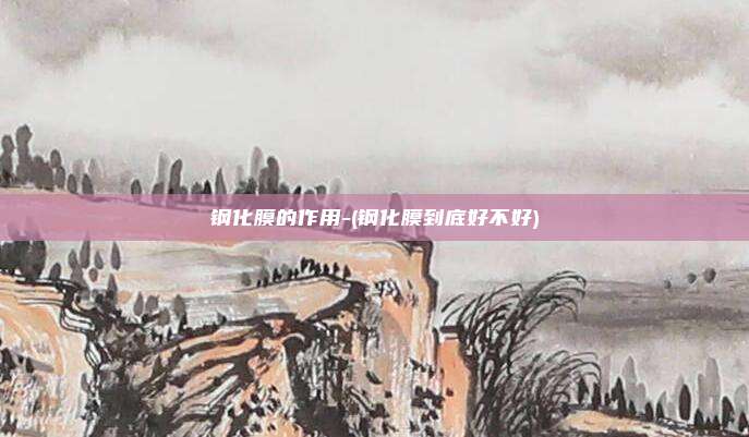 钢化膜的作用-(钢化膜到底好不好)