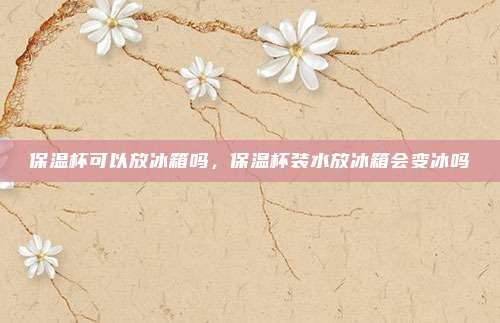 保温杯可以放冰箱吗,保温杯装水放冰箱会变冰吗