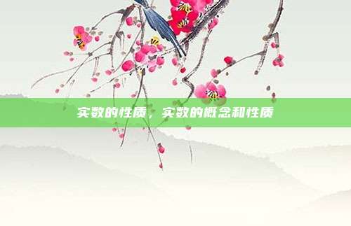实数的性质,实数的概念和性质