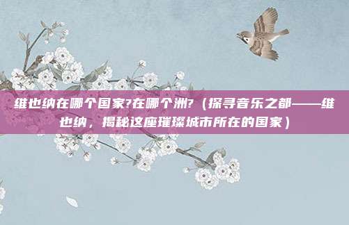 维也纳在哪个国家?在哪个洲?（探寻音乐之都——维也纳，揭秘这座璀璨城市所在的国家）