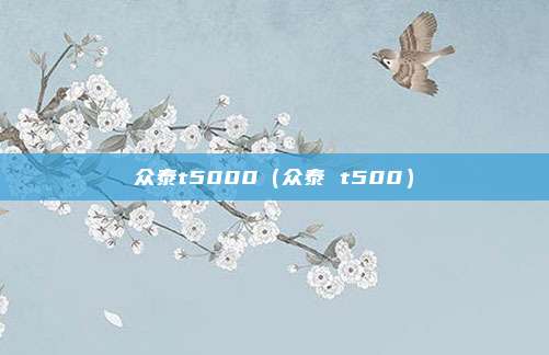 众泰t5000(众泰 t500)
