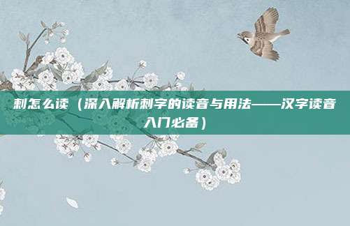 剌怎么读(深入解析刺字的读音与用法——汉字读音入门必备)