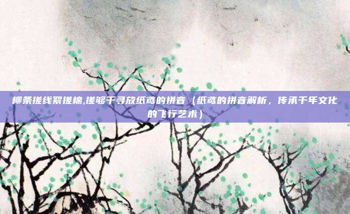 柳条搓线絮搓棉,搓够千寻放纸鸢的拼音(纸鸢的拼音解析,传承千年文化的飞行艺术)