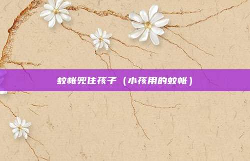 蚊帐兜住孩子(小孩用的蚊帐)
