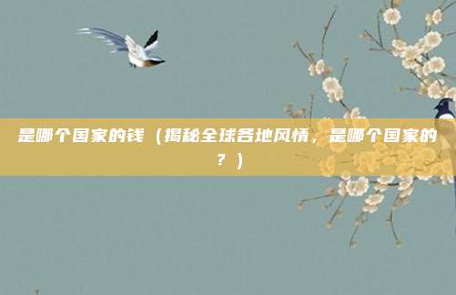 是哪个国家的钱(揭秘全球各地风情,是哪个国家的?)