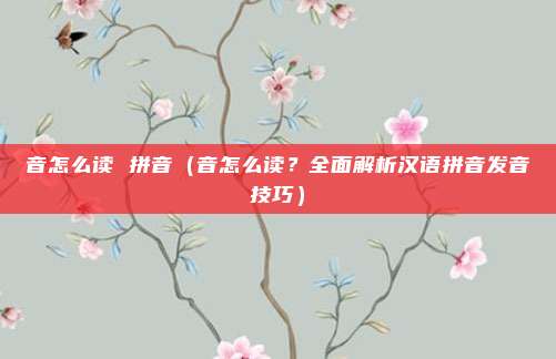 音怎么读 拼音(音怎么读?全面解析汉语拼音发音技巧)