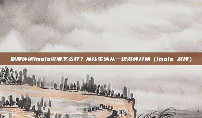 深度评测imola瓷砖怎么样?品质生活从一块瓷砖开始(imola 瓷砖)