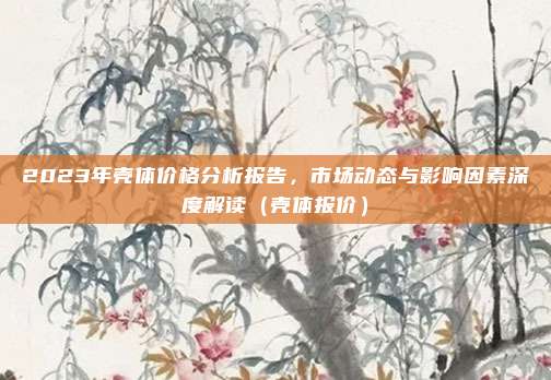 2023年壳体价格分析报告,市场动态与影响因素深度解读(壳体报价)