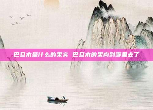 巴旦木是什么的果实 巴旦木的果肉到哪里去了