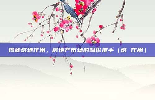 揭秘塔地作用，房地产市场的隐形推手（塔 作用）