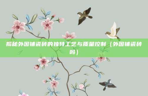 揭秘外国铺瓷砖的独特工艺与质量控制(外国铺瓷砖吗)