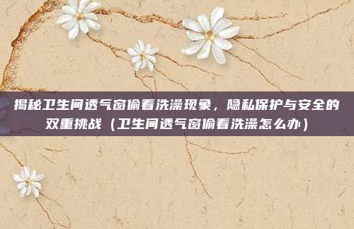 揭秘卫生间透气窗偷看洗澡现象,隐私保护与安全的双重挑战(卫生间透气窗偷看洗澡怎么办)