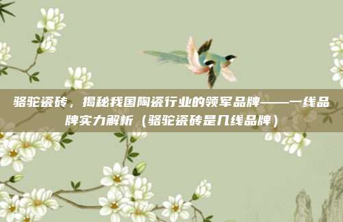 骆驼瓷砖,揭秘我国陶瓷行业的领军品牌——一线品牌实力解析(骆驼瓷砖是几线品牌)