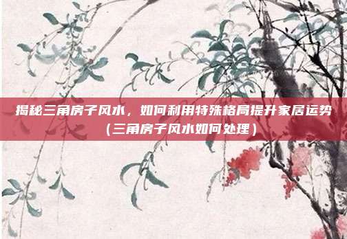 揭秘三角房子风水，如何利用特殊格局提升家居运势（三角房子风水如何处理）